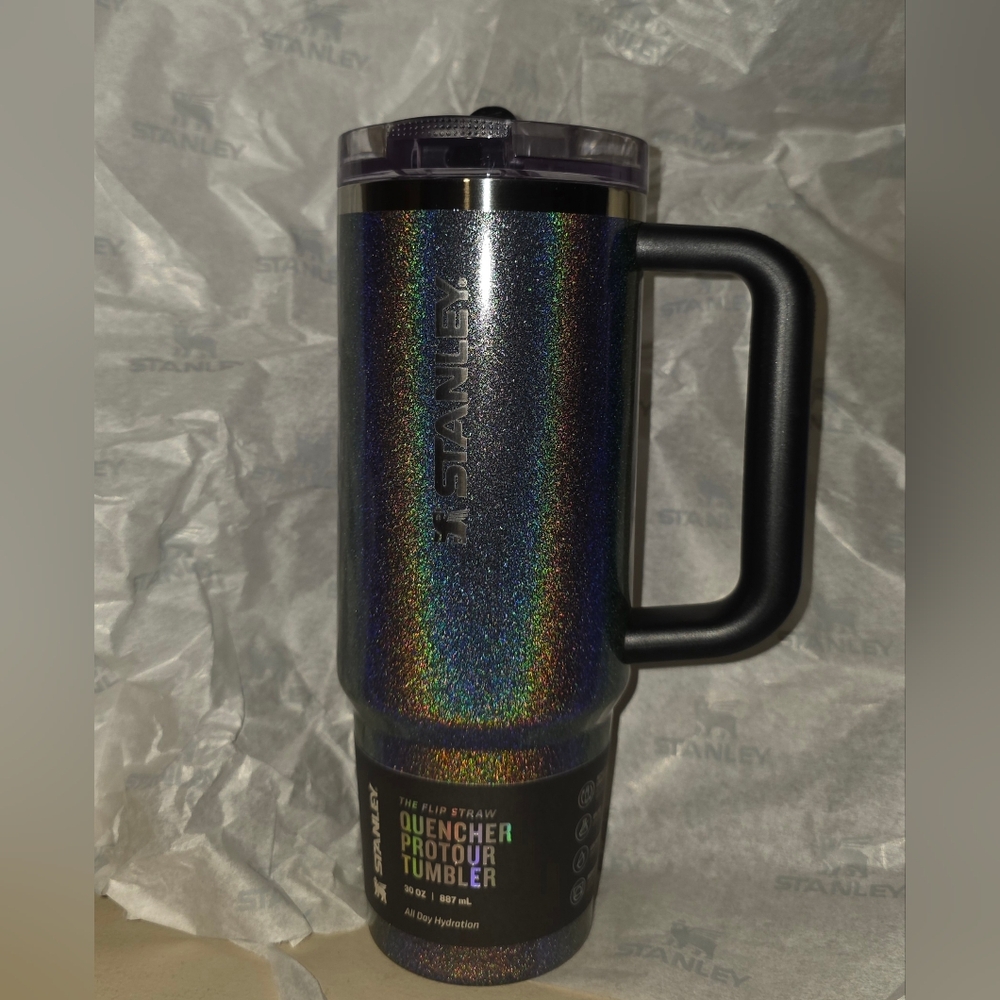 New Stanley Midnight Glitz Protour 30oz Tumbler Cup